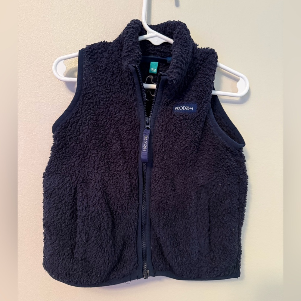 Prodoh Navy Fleece Vest